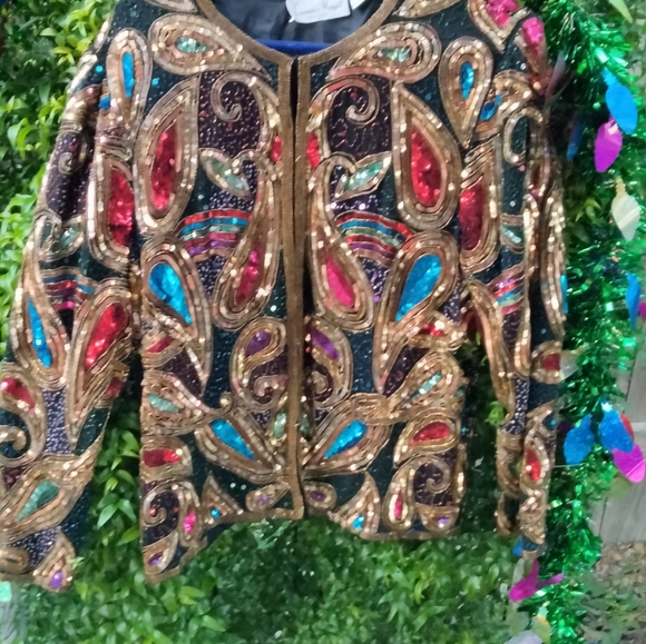 Sequin vintage bling jacket - Picture 3 of 9